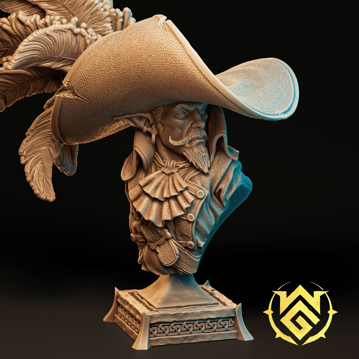 Tyrant Bartholomew Gnome Swashbuckler Miniature & Bust