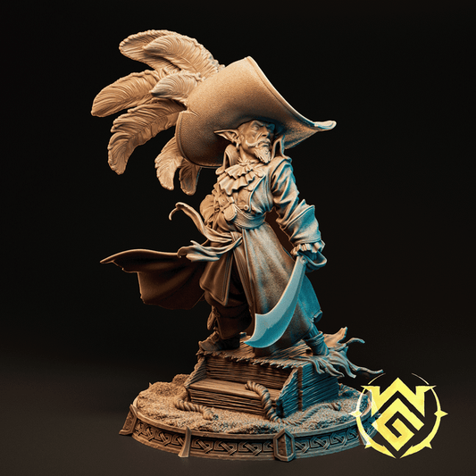 Tyrant Bartholomew Gnome Swashbuckler Miniature & Bust