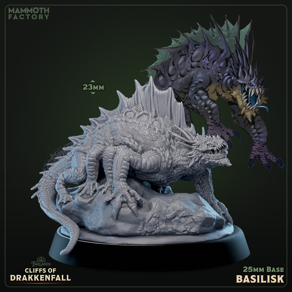 Basilisk Miniature – Cliffs of Drakkenfall