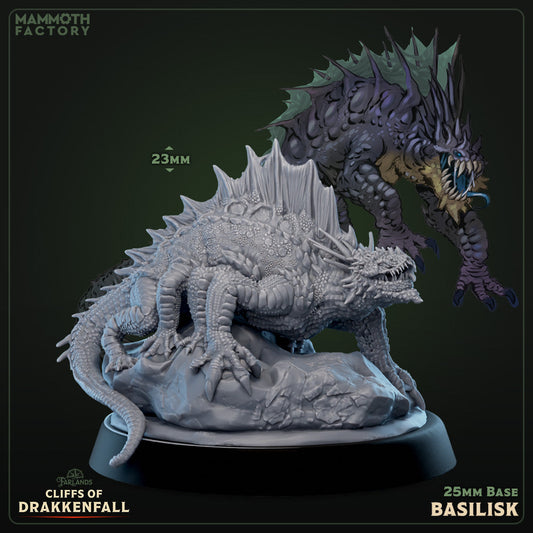 Basilisk Miniature – Cliffs of Drakkenfall