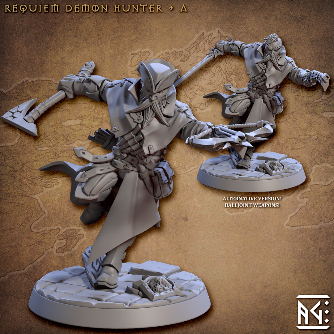 Requiem Demon Hunters Miniatures – Gothic Hunters