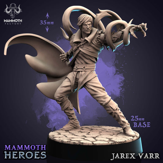 Jarex Varr Miniature – Male Sorcerer Hero