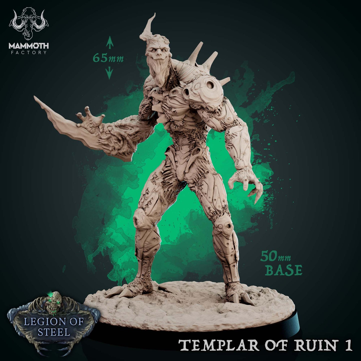 Templars of Ruin Legion of Steel Corrupted Warrior Miniatures