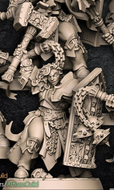 Requiem Templars Miniature Set – Human Holy Warriors