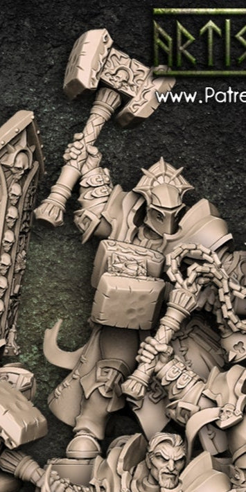 Requiem Templars Miniature Set – Human Holy Warriors