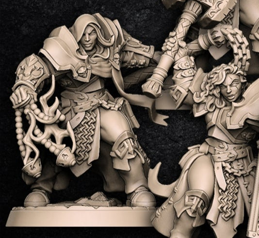 Requiem Templars Miniature Set – Human Holy Warriors