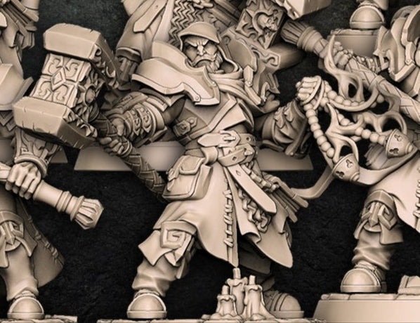 Requiem Templars Miniature Set – Human Holy Warriors