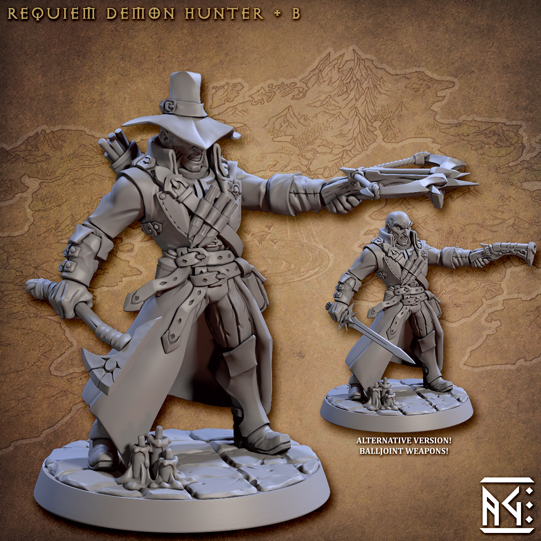 Requiem Demon Hunters Miniatures – Gothic Hunters
