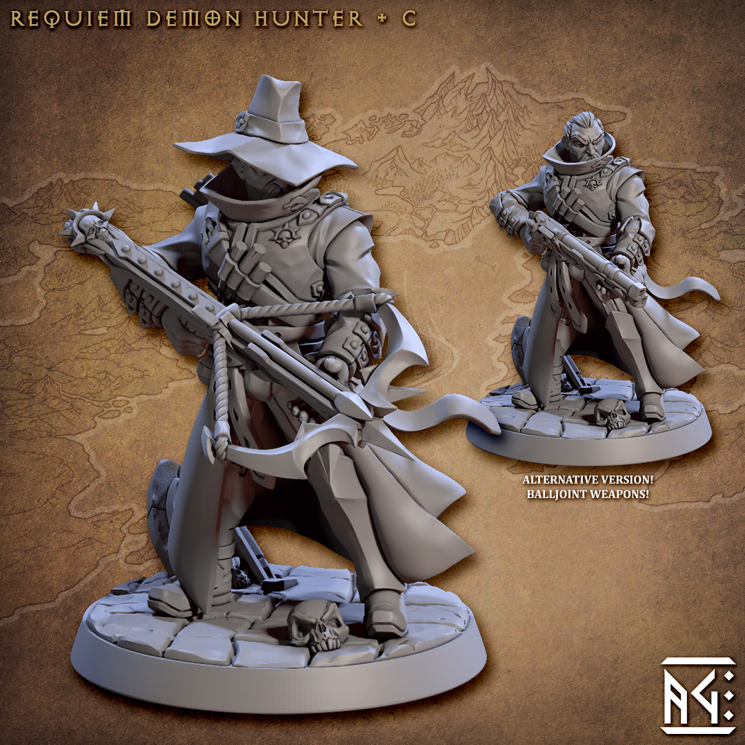 Requiem Demon Hunters Miniatures – Gothic Hunters