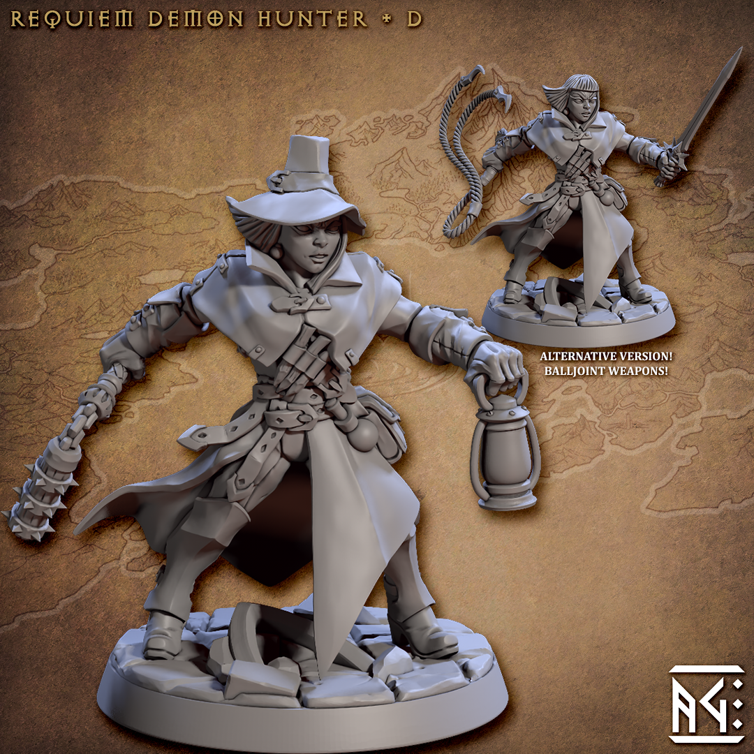 Requiem Demon Hunters Miniatures – Gothic Hunters