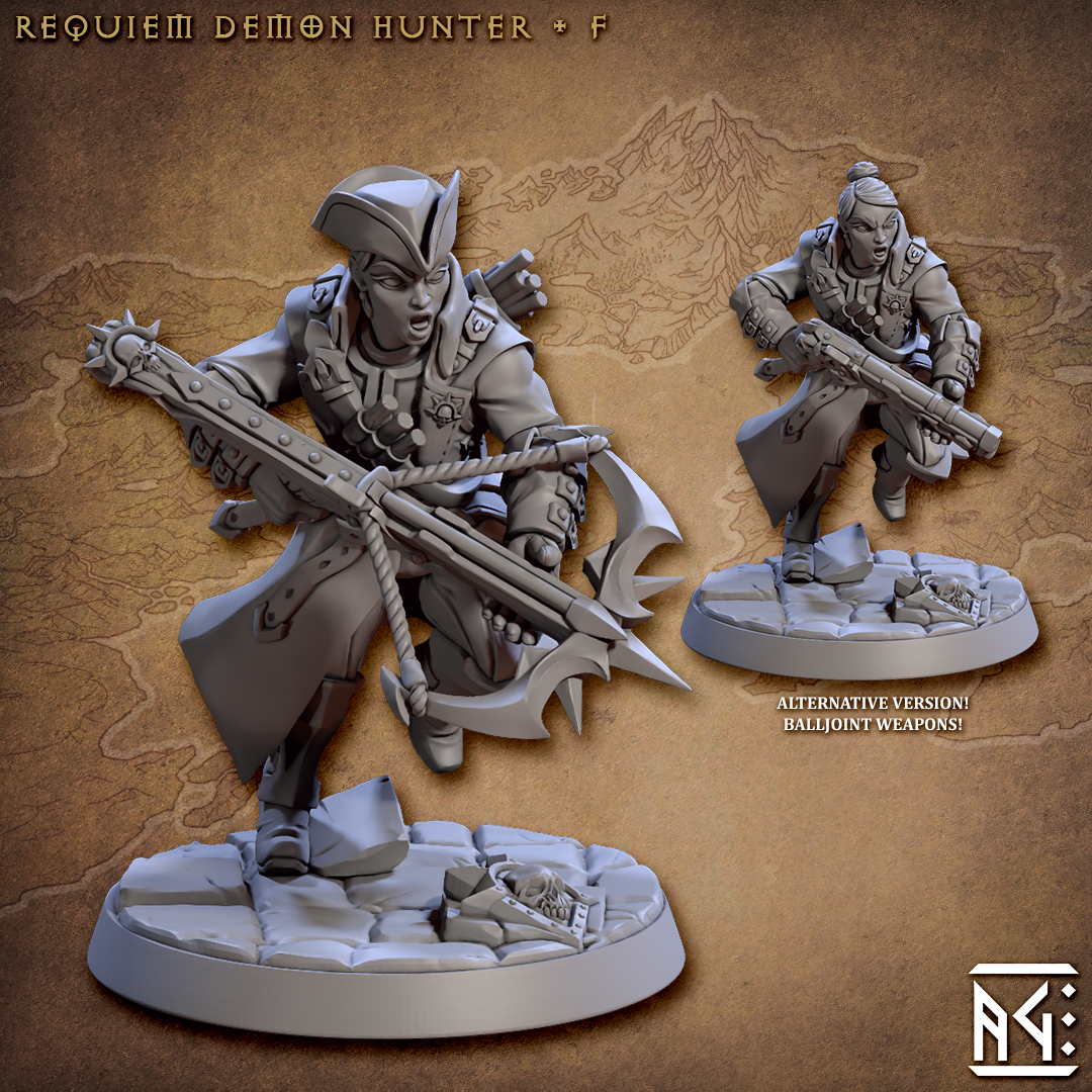 Requiem Demon Hunters Miniatures – Gothic Hunters