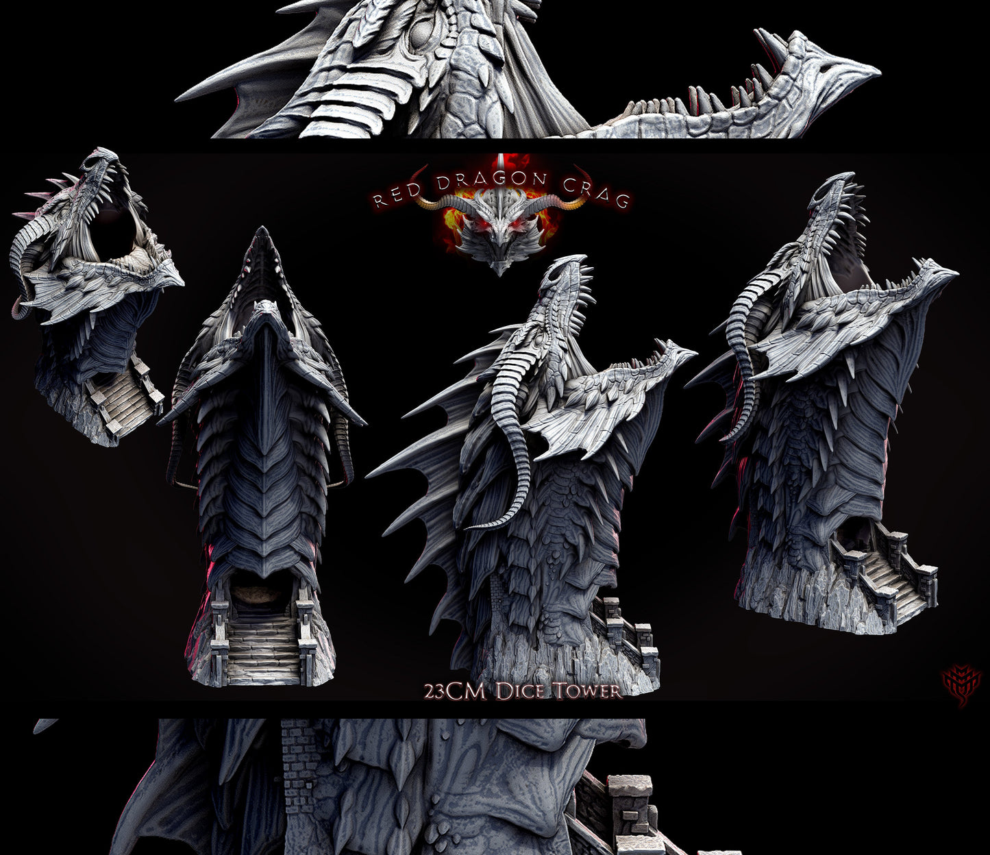 Red Dragon Dice Tower